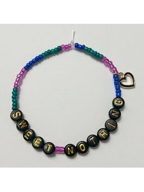 Taylor Swift Eras Tour Friendship Bracelet Sweet Nothing Midnights Heart Charm